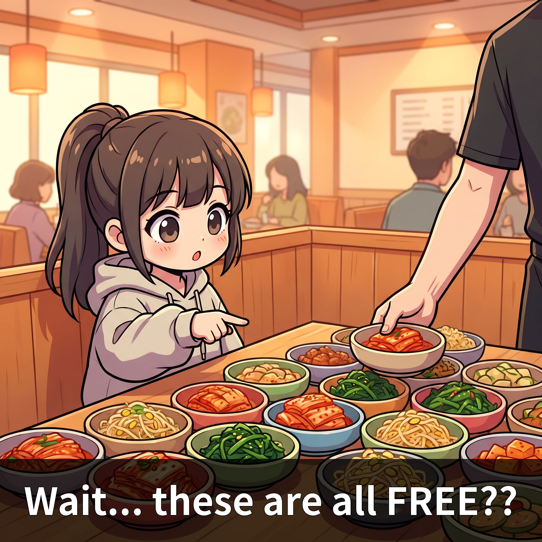 wait the side dishes outnumber the rice??