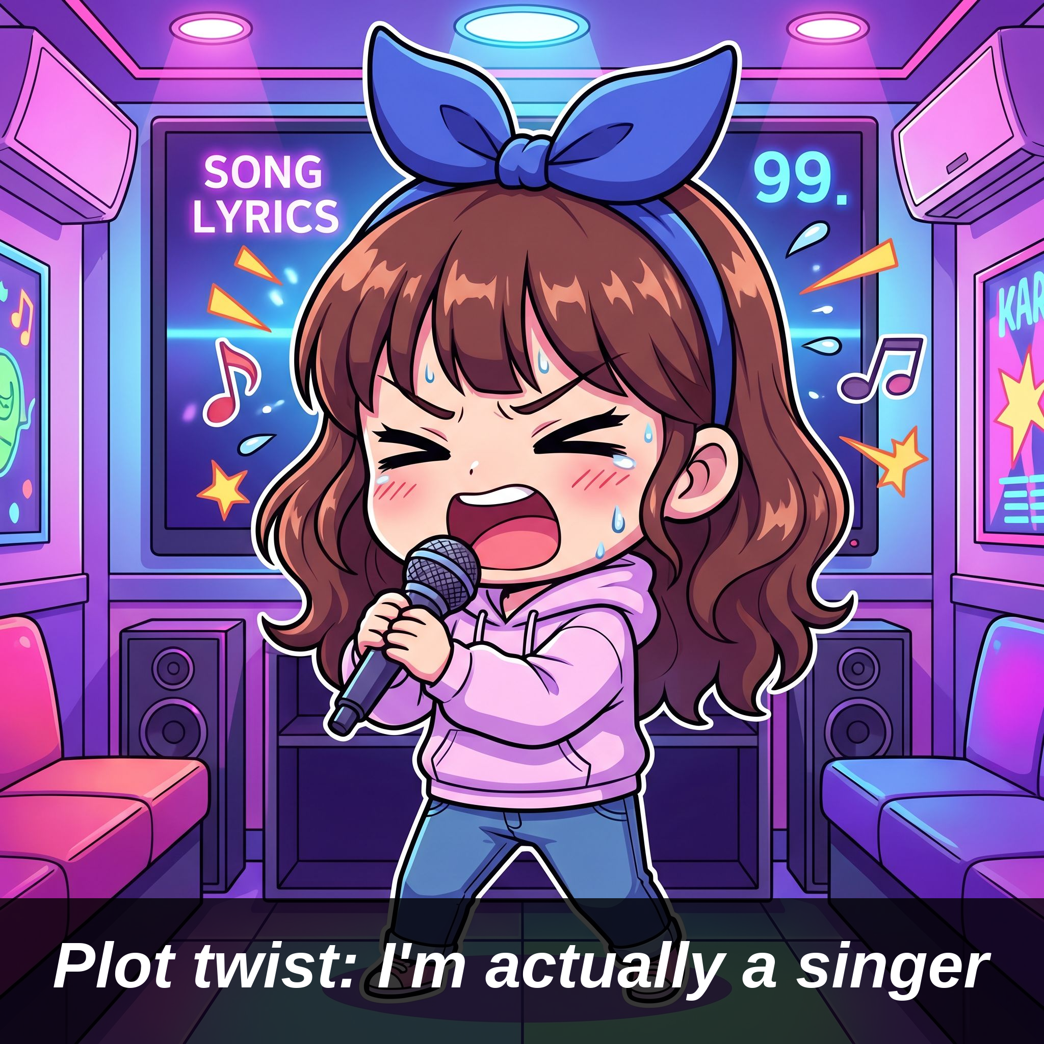 Plot twist: I'm actually a singer