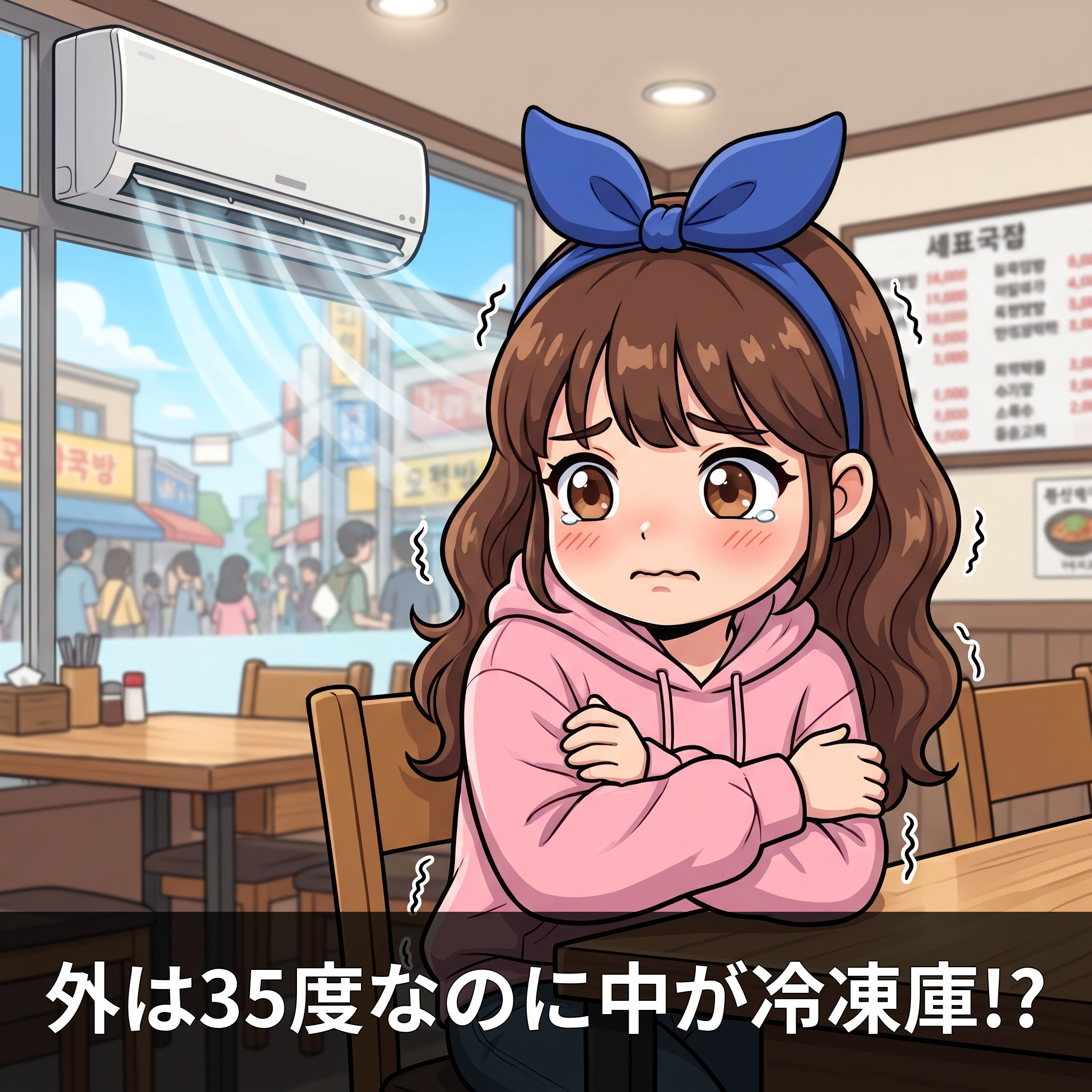外は35度なのに中が冷凍庫!?
