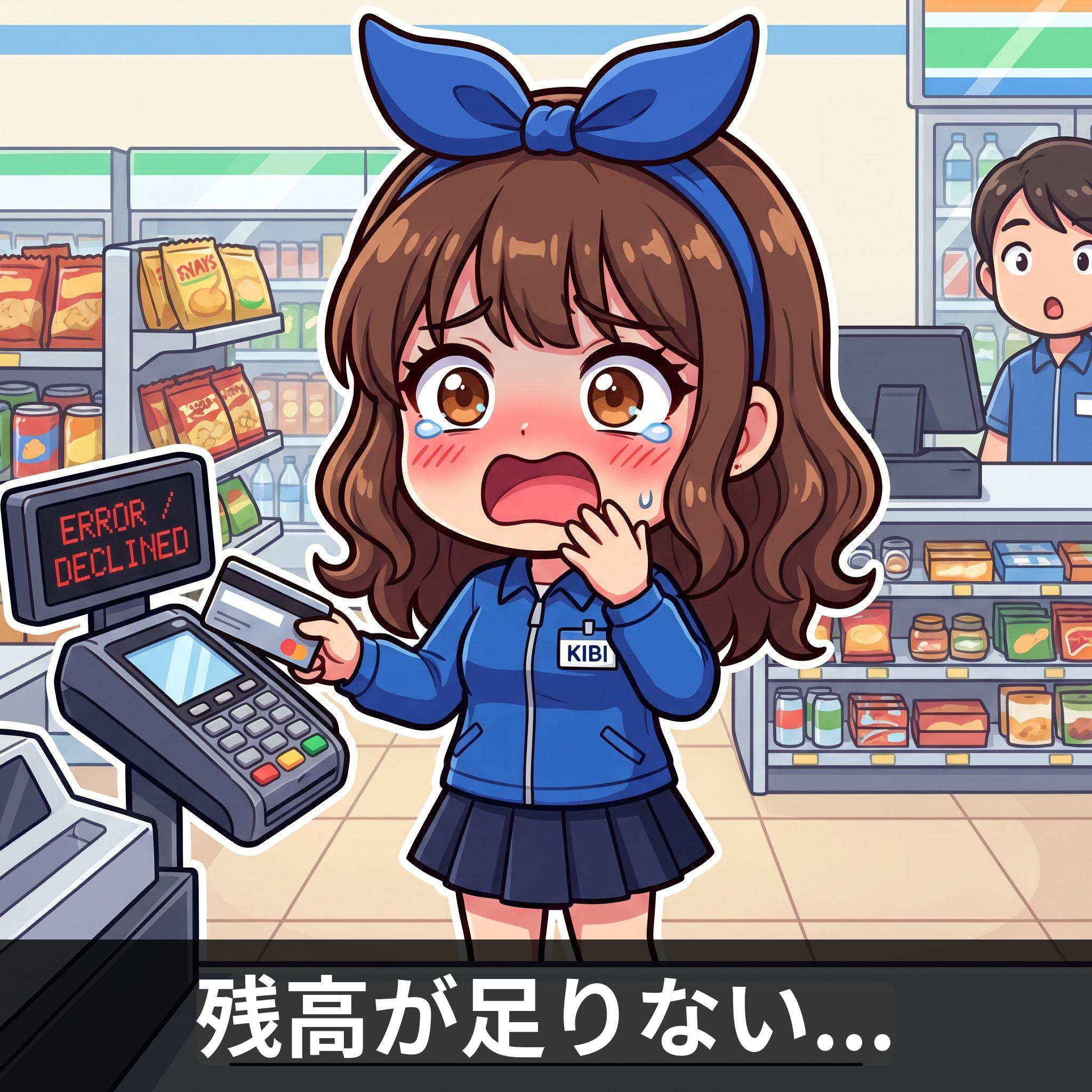 残高が足りない...