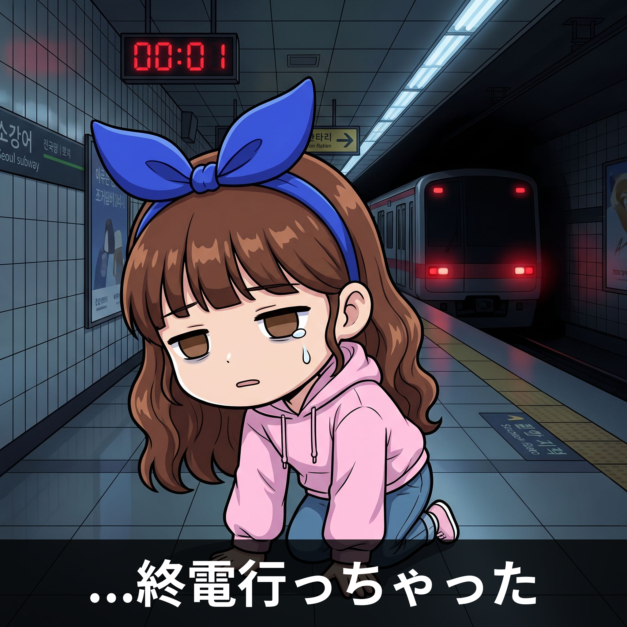 ...終電行っちゃった