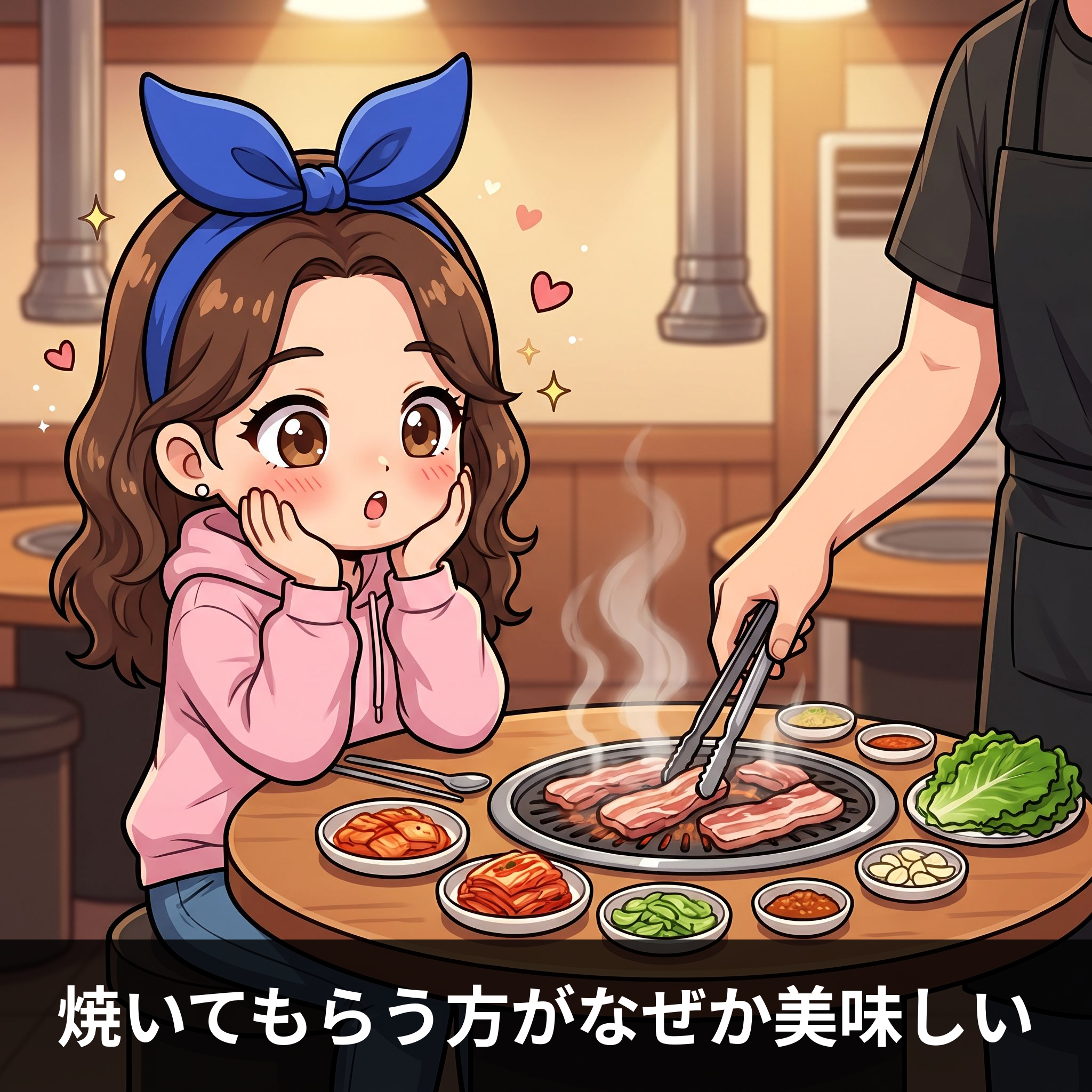 焼いてもらう方がなぜか美味しい