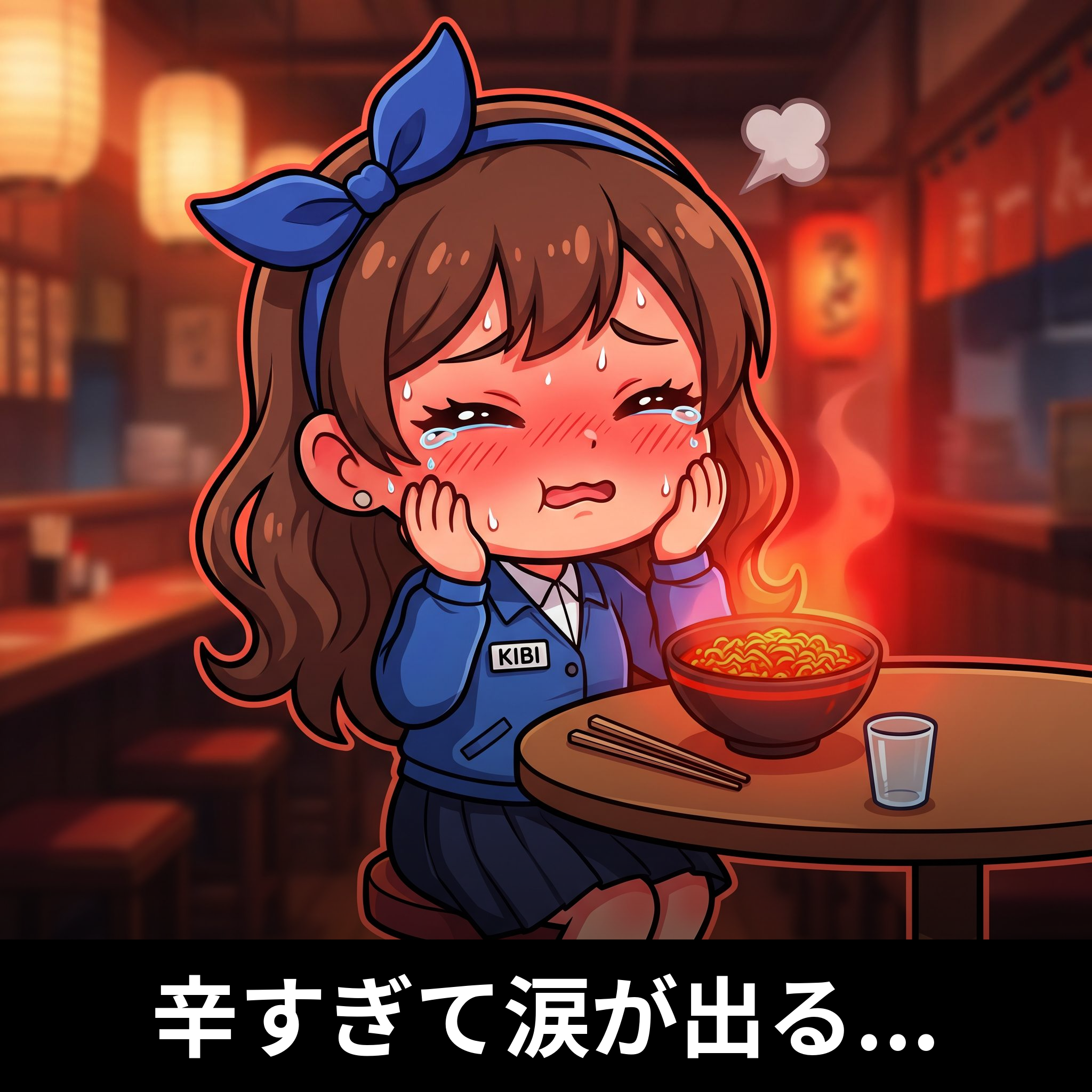辛すぎて涙が出る...
