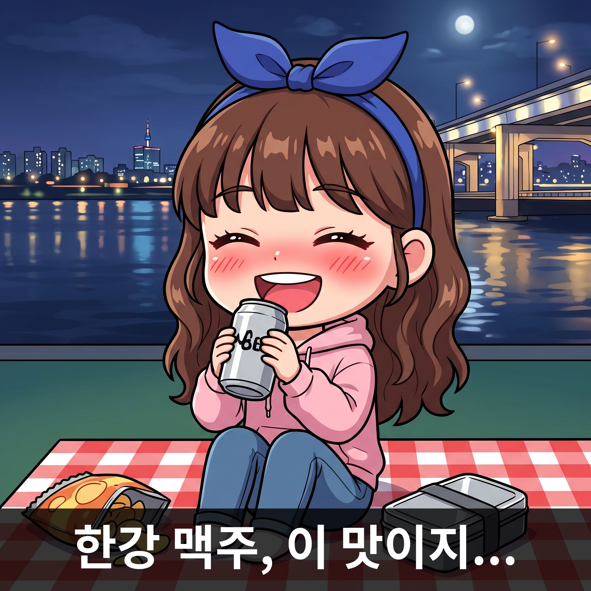 한강 맥주, 이 맛이지...