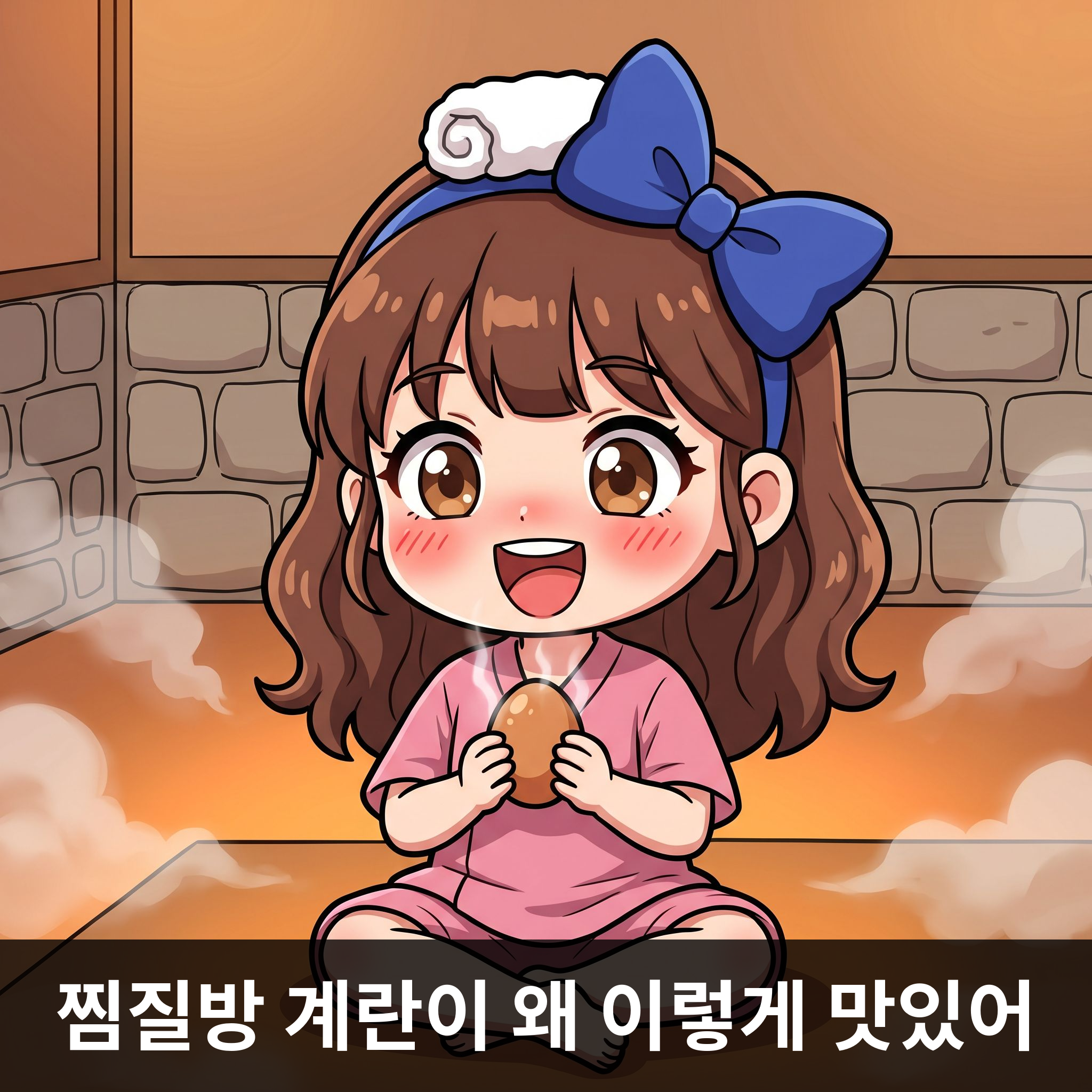 찜질방 계란이 왜 이렇게 맛있어
