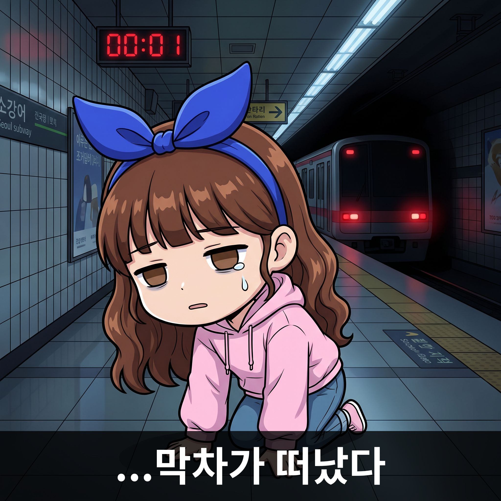 ...막차가 떠났다