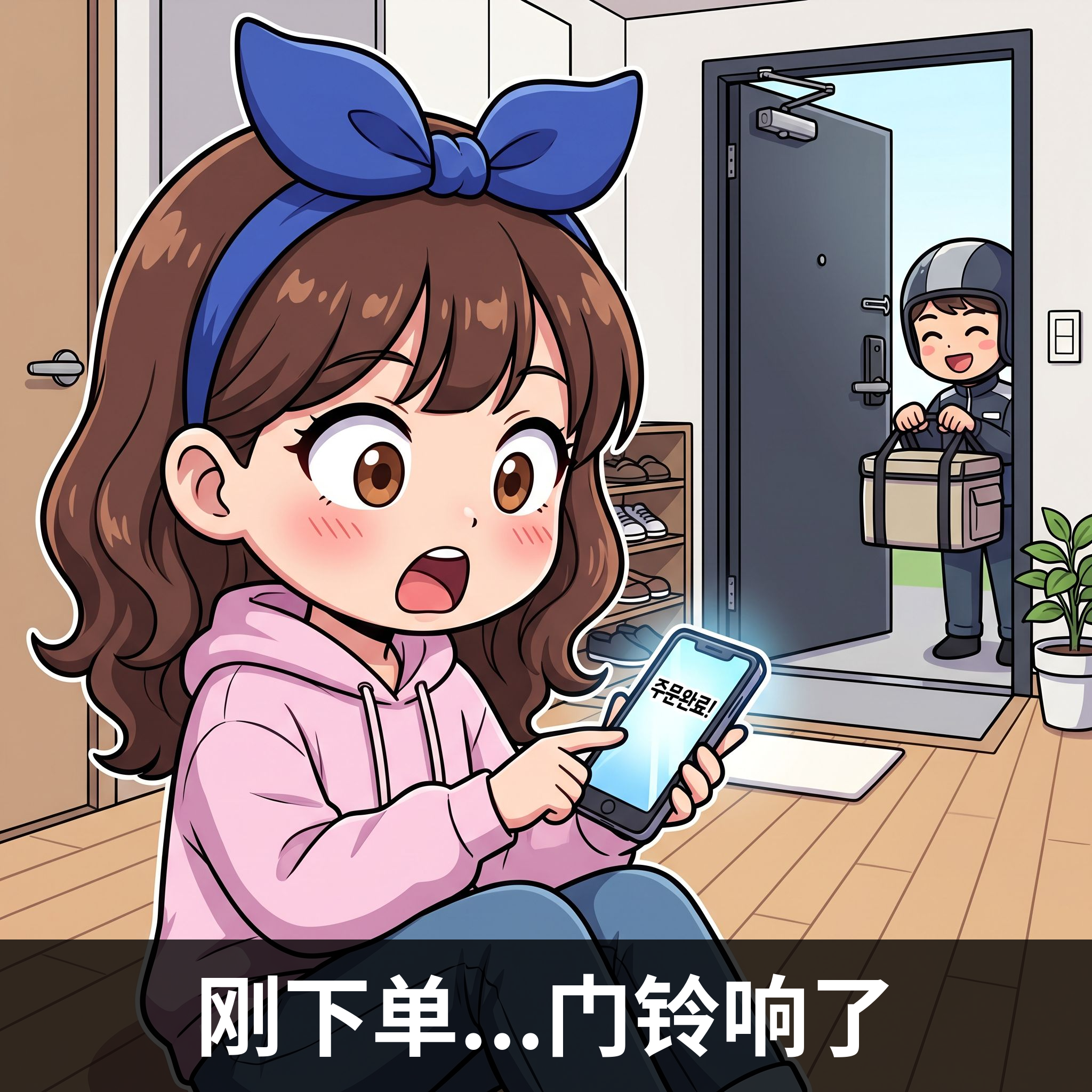 刚下单...门铃响了