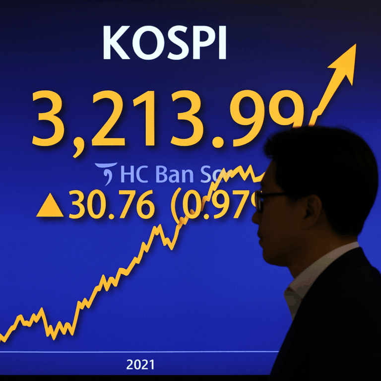 KOSPI Breaks Through 3,200 for First Time in Nearly 4 Years — But Is a Pullback Imminent?