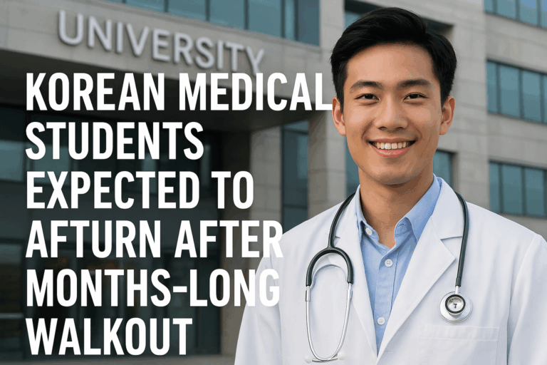 Korean Medical Students Expected to Return After Months-Long Walkout