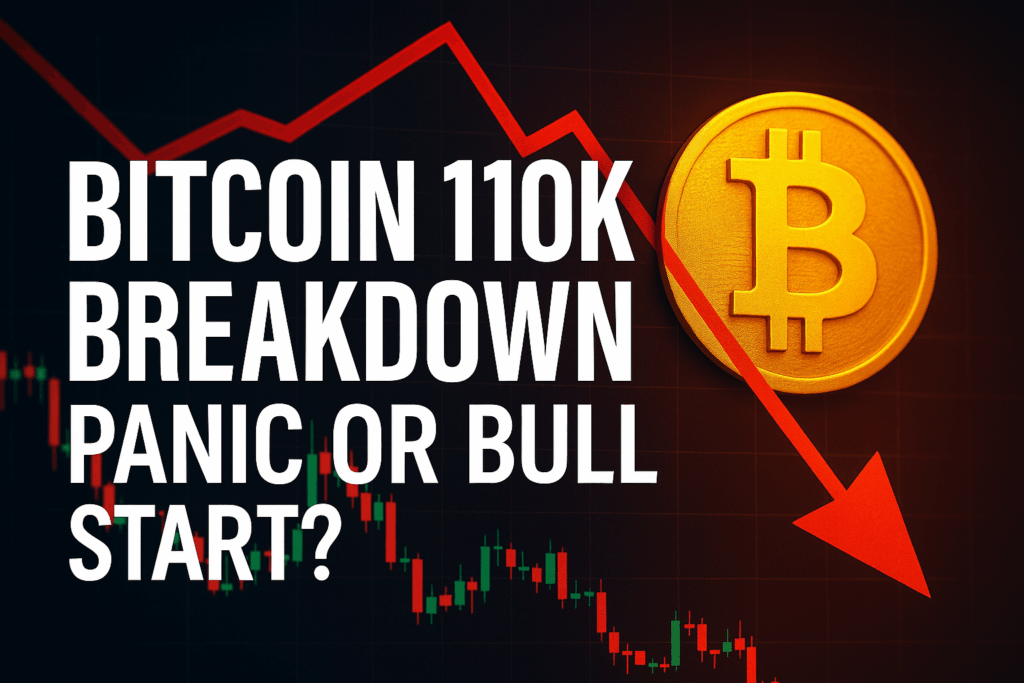Bitcoin Breaks the 110K Support — Market Crash or Bull Run Beginning