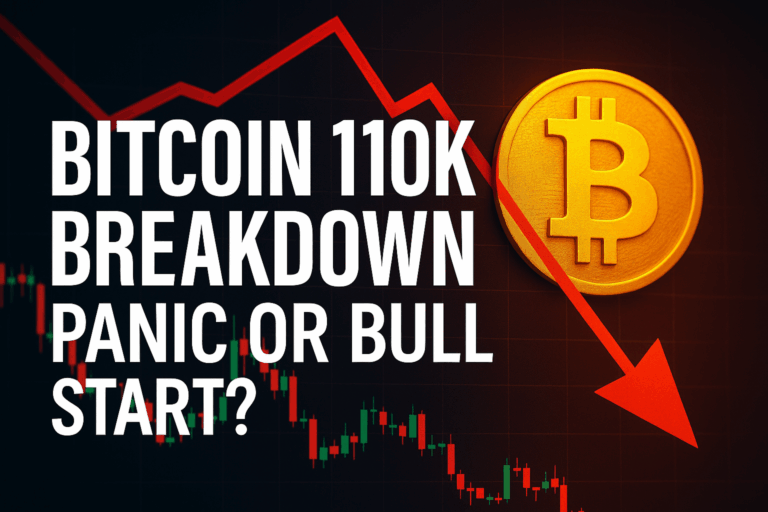 Bitcoin Breaks the 110K Support — Market Crash or Bull Run Beginning