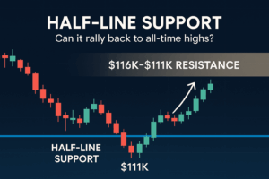 Bitcoin Holds Half-Line Support
