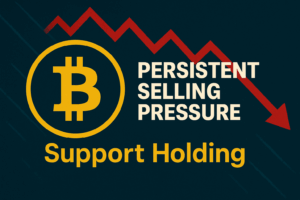 Bitcoin’s Sell Pressure Persists — But the Floor Is Still Holding