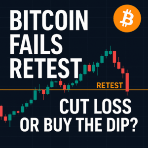 Half-Line Breakdown, Retest Failure