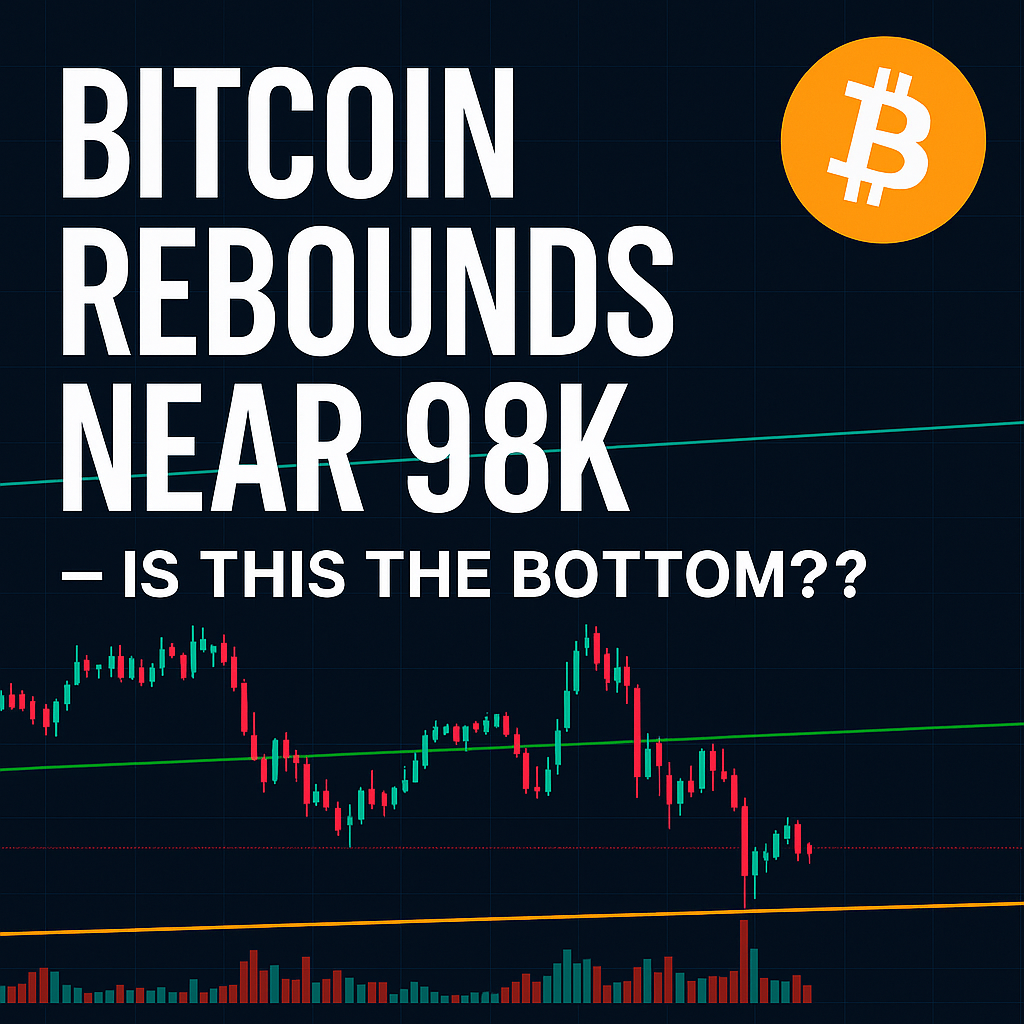Bitcoin Rebounds Near 98K