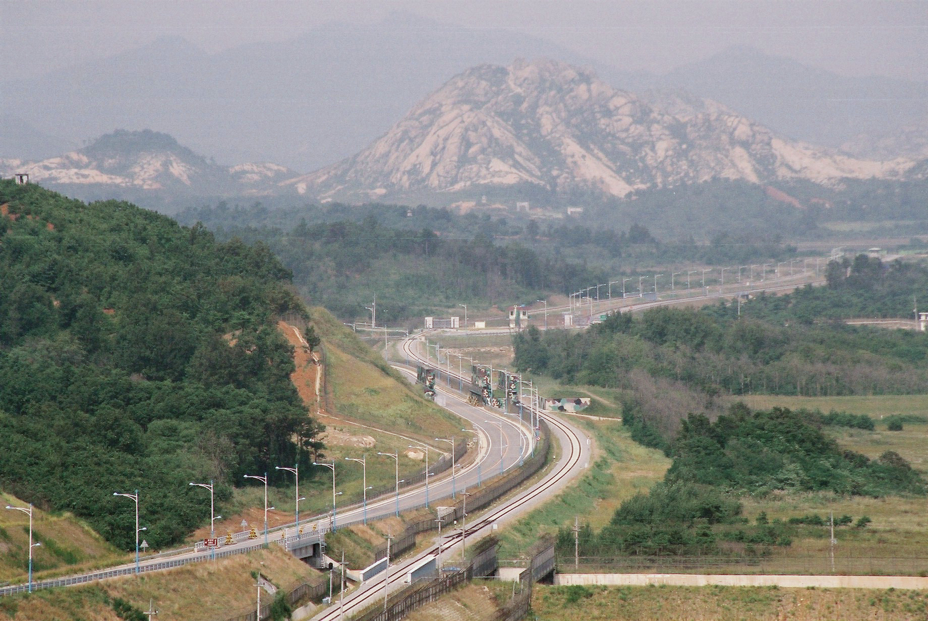 Goseong Unification Observatory DMZ View (고성 통일전망대)