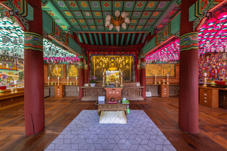 Gyeongju Seokguram Grotto Buddha Dawn Light
